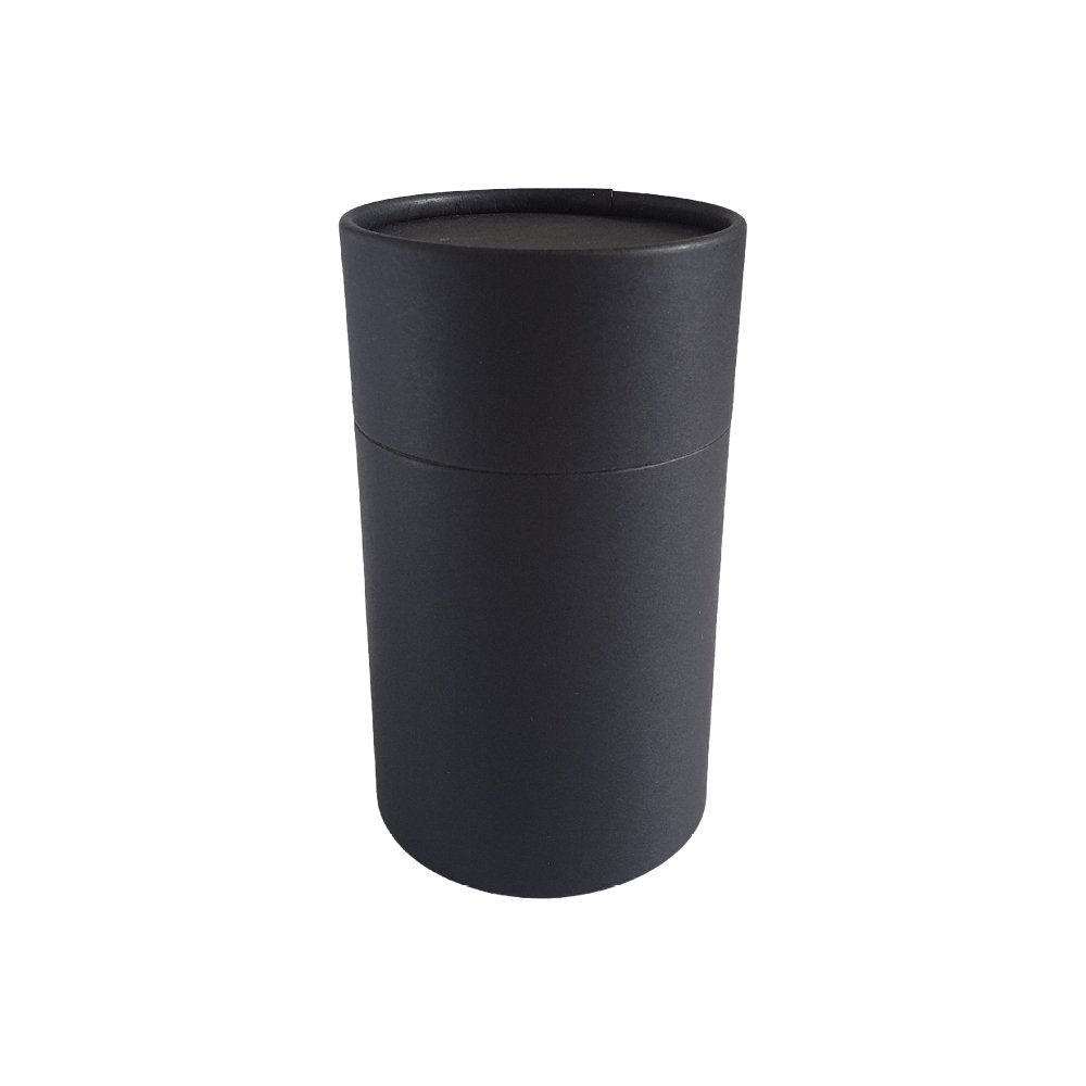 Cardboard Tubes in Matt Black, Matt White or Brown Kraft C073112B - Tinware Direct