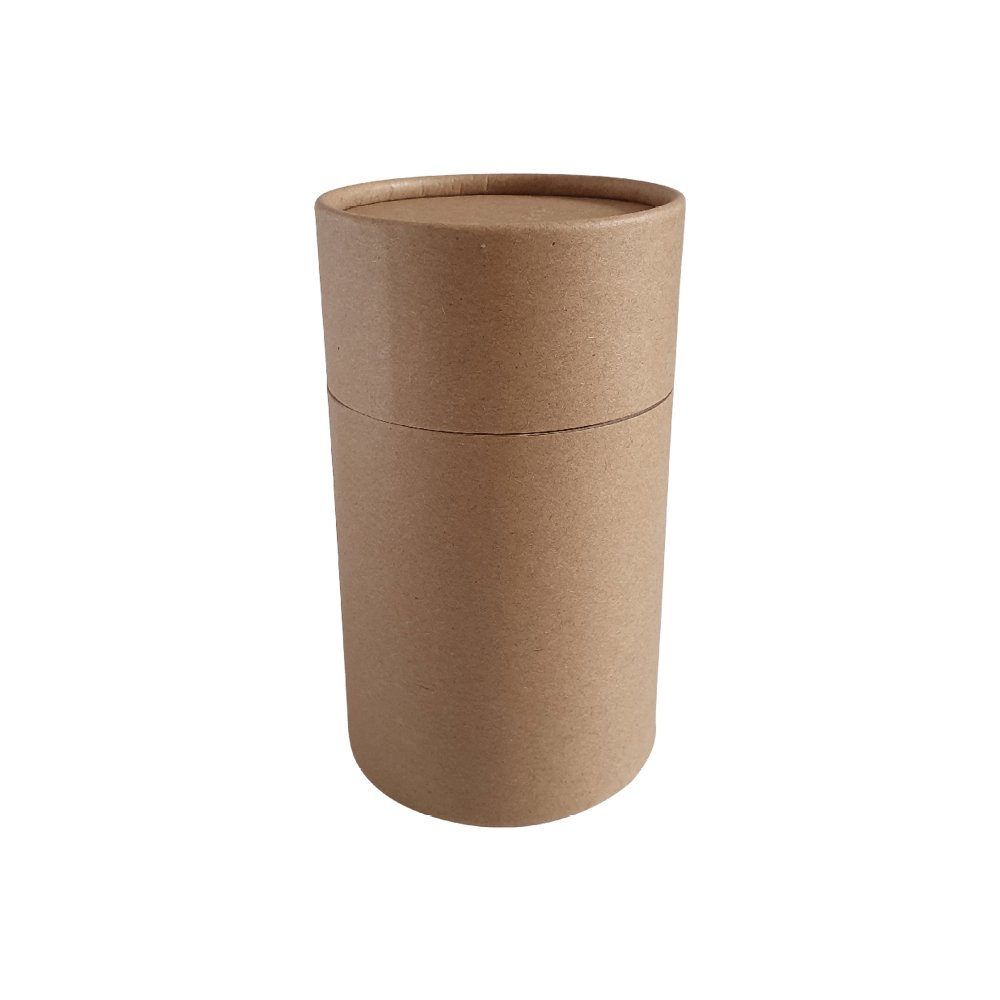 Cardboard Tubes in Matt Black, Matt White or Brown Kraft C073112K - Tinware Direct