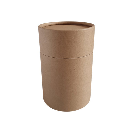 Cardboard Tubes in Matt Black, Matt White or Brown Kraft C083112K - Tinware Direct