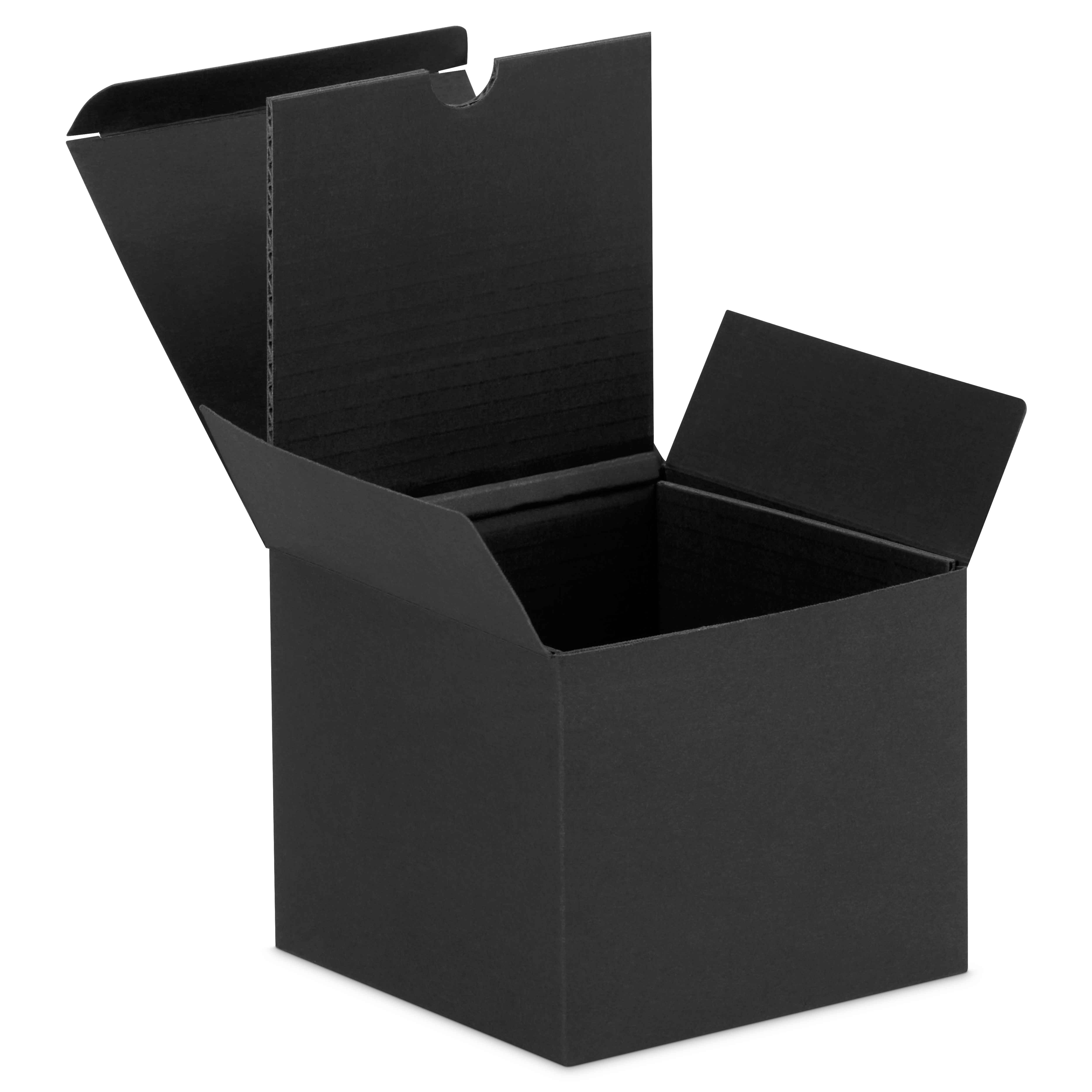 CB868673B flat pack black gift box