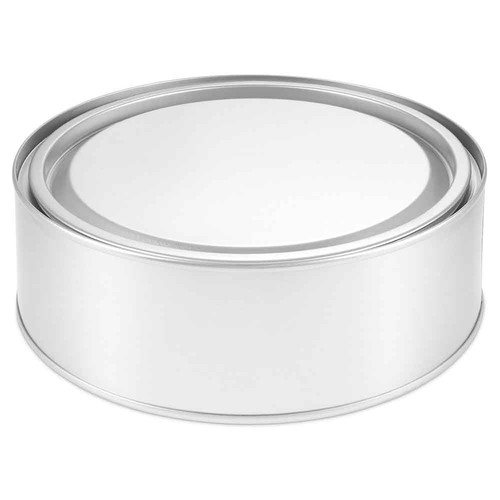 Large silver lever lid tin, SKU code: T0619