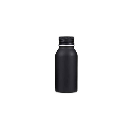 Aluminium Screw Lid Bottle for product code T9954V. The tin is black with a screw lid.
