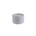 Cardboard Jars with Water Resistant Liner in Black, White and Brown Kraft C863042W - Tinware Direct
