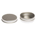 Silver Round Seamless Lip Balm Tins T0003 - Tinware Direct