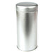 Silver Round Twist Lid Tin Box T0088 - Tinware Direct