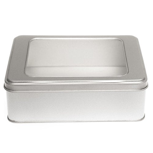 Large metal boxes with hinged lids store