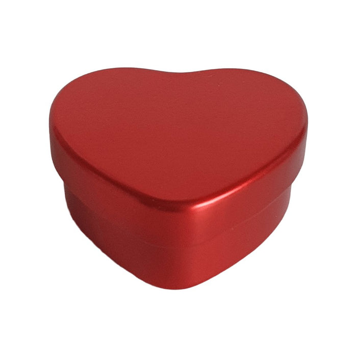 Heart Shaped Tin in Silver, Red or Rose Gold T5612 - Tinware Direct